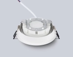 Светильник встраиваемый TN6601 WH белый IP44 GX53 max 15W D110*23