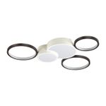 5253/80CL LEDIO LN23 245 белый, черный Люстра потолочная диммир. с ДУ LED 80W 220V NORBERT