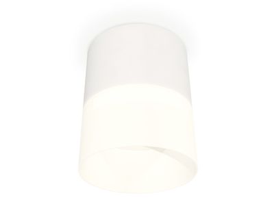 Комплект накладного светильника с акрилом XS8110002 SWH/FR белый песок/белый матовый GX53 (C8110, N8402)