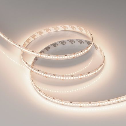 Светодиодная лента RT-A252-10mm 24V Warm3500 (11 W/m, IP20, 2835, 5m) (Arlight, Открытый)