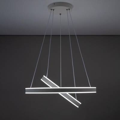 Citilux Дуэт CL719640 LED Люстра подвесная с пультом Белая