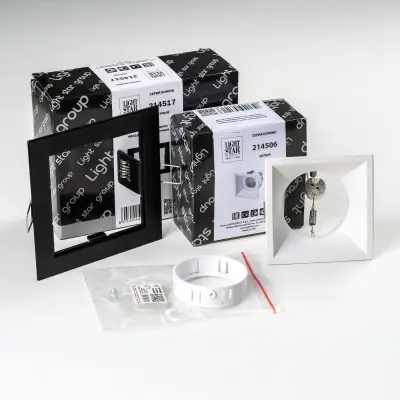 D51706WMOD Светильник DOMINO QUADRO под LED модуль/лампу МR16 (214517+214506+214006)