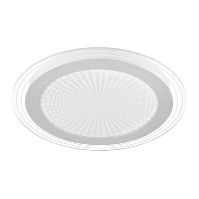 7739/80L MITRA LED SN Светильник металл/акрил/белый/серебряный/прозрачный LED 80Вт 3000-6000К D480 IP20 пульт ДУ PROMISE