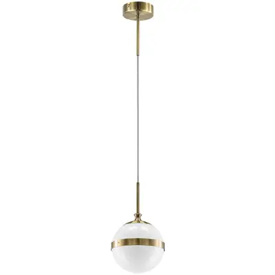 813111 Подвес GLOBO 1х40W E14 electroplating bronze/white Lightstar