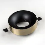 L01002721 Светильник LEVIGO MR16/HP16 ЧЕРНЫЙ МАТОВЫЙ/БРОНЗА (010027+510021)