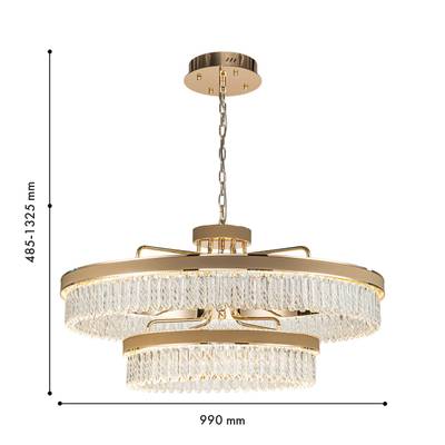 Подвесная люстра  Visconte  4304-10P. ТМ Favourite