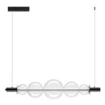 5671/10L LEDIO LN23 031 чёрный Светильник подвесной LED 10W жел, синий, фиол свет 650Лм 220V MIAMI