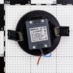 Citilux Омега CLD50R081 LED Встраиваемый светильник с диммером ХромМат