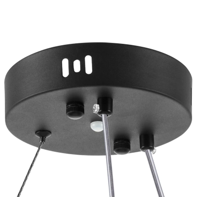 736407 Люстра ROTONDA 91W LED 2976LM 120G ЧЕРНЫЙ 3000-6000K