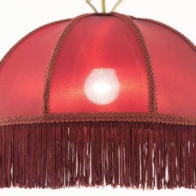 Citilux Базель CL407113 Подвесной светильник с красным абажуром