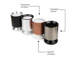 Насадка задняя накладная для корпуса светильника с диаметром отверстия D60mm N6902 PBK черный полированный D60*H25mm Out20mm
