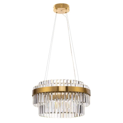 Citilux Sheldon CL339153 LED Люстра хрустальная с пультом Бронза