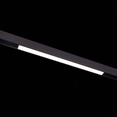 ST360.436.12 Магнитный трековый светильник Черный LED 1*12W 3000K 780Lm Ra&gt;80 120 IP20 L406xW22xH44 48V