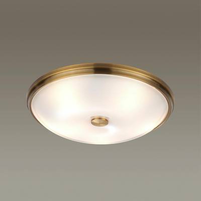 4956/5 WALLI ODL22 687 античн.бронза/металл/белый/стекло Настенно-потолочн.светильн. E14 5*40W PELOW