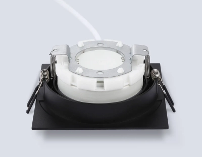 Светильник встраиваемый TN51804 BK черный GX53 max 15W 110*110*23