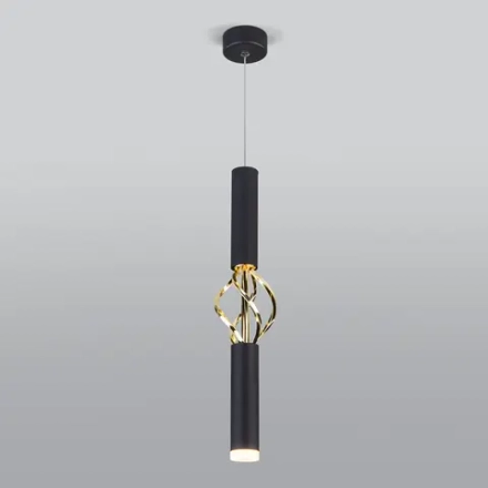 Подвесной светодиодный светильник 50191/1 LED черный/золото, LED