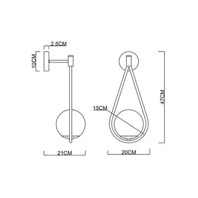 Бра Arte Lamp MATISSE A7765AP-1BK, 1хE14
