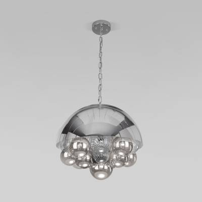 Подвесной светильник со стеклянными плафонами 30178 хром