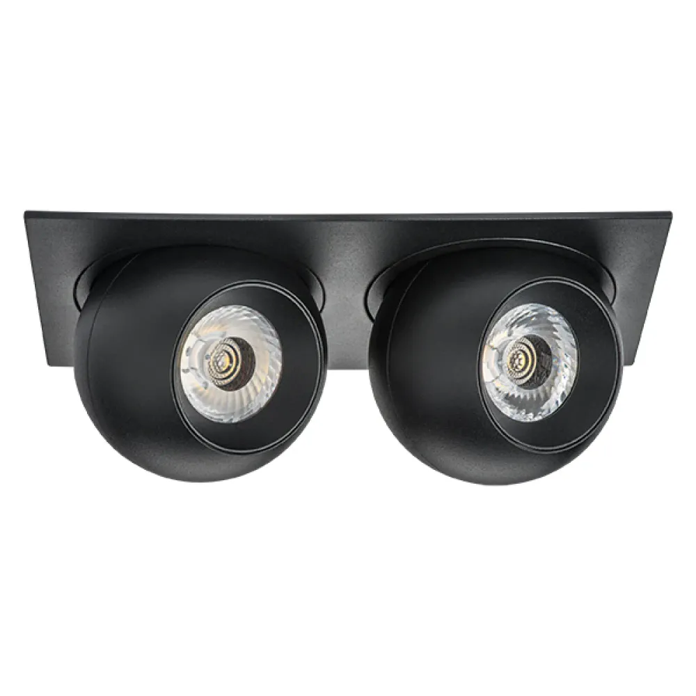 i5277474 Светильник INTERO LED 9W*2 850LM*2 24G ЧЕРНЫЙ 4000K (217527+217074+217074)