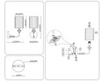 Светильник настенный LH71506 BS/FR латунь/белый матовый E14 max 40W 230*120*310