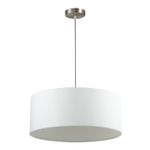 3745/3 MODERNI LN19 159 никель/белый, металл/текстиль Подвес E27 3*60W 220V NIKKI