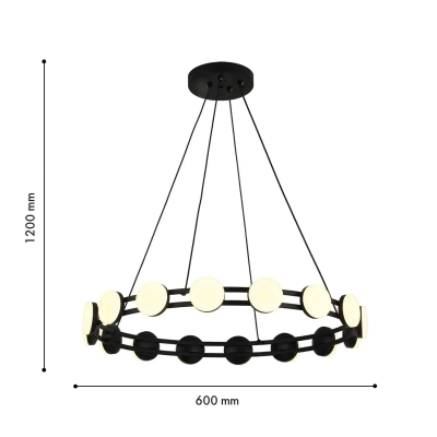 Подвесная люстра Moti 4601-6P, 16*LED*2W, 2880LM, 3000K. ТМ F-Promo