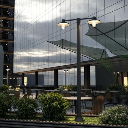 SL9542.701.01 Светильник уличный настенный ST-Luce темно-серый E27 1*60W