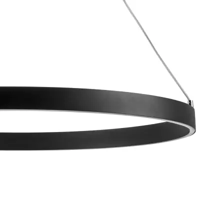 748037 Люстра SATURNO LED 48W 3500LM 70G ЧЕРНЫЙ 3000-6000K Lightstar