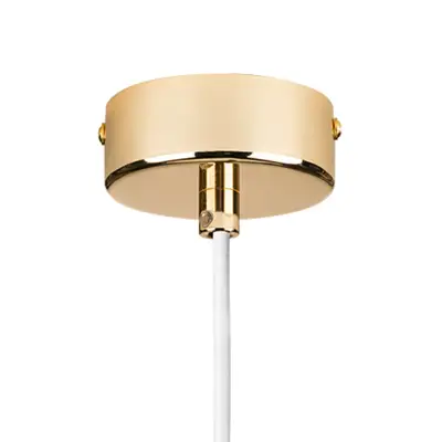 816016 Люстра DUMO 1х40W E14 БЕЛЫЙ МАТОВЫЙ/ЗОЛОТО Lightstar