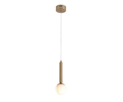 07530-1A,36 Подвес Монс латунь d10 h200 Led 5W (3000K)