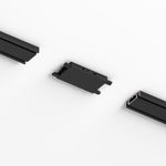 Flat Magnetic Четырёхсторонний соединитель для накладного шинопровода чёрный 85003/00