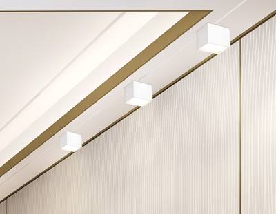 Светильник накладной TN6530 WH белый IP44 GX53 100*100*80