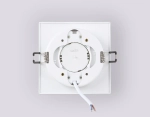 Светильник встраиваемый TN52421 WH/FR белый/белый матовый GX53 max 12W 105*105*45