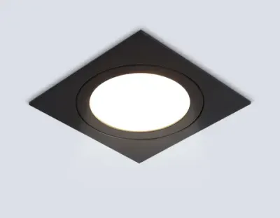 Светильник встраиваемый TN51825 BK черный GX53 max 15W 110*110*39