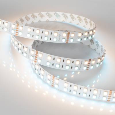 Лента RT 2-5000 24V RGB-Warm 2x2 (5060, 720 LED, LUX) (Arlight, 32 Вт/м, IP20)