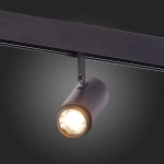 ST357.436.06 Магнитный трековый светильник ZOOM Черный LED 1*6W 3000K 667Lm Ra>80 10-60° IP20 L137xW59xH178 48V