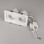 Светильник MS-VORTEX-BUILT-S250x140-2x30W Day4000 (WH-WH, 50 deg, 230V) (Arlight, IP20 Металл, 5 лет)