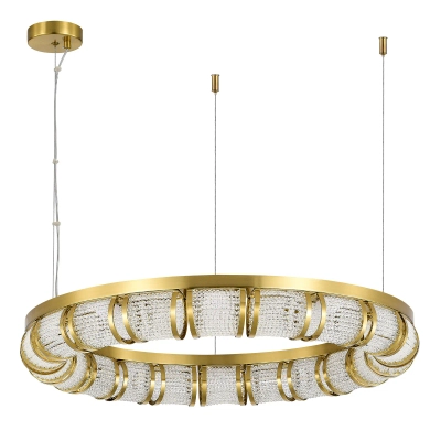 SL6011.303.01 Светильник подвесной ST-Luce Латунь/Прозрачный LED 1*50W