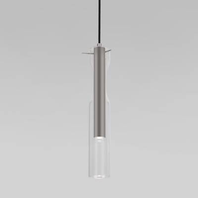 Подвесной светодиодный светильник со стеклянным плафоном 50254/1 LED графит