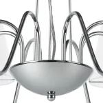 758084 Люстра подв. DIAFANO 8х40W G9 ХРОМ/ПРОЗРАЧНЫЙ