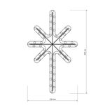 Фигура ARD-STAR-M2-380x250-36LED Warm (230V, 2.5W) (Ardecoled, IP65)