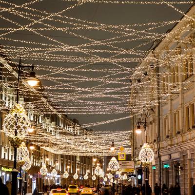 Светодиодная гирлянда ARD-STRING-CLASSIC-10000-WHITE-100LED-MILK-FLASH Warm (230V, 7W) (Ardecoled, IP65)