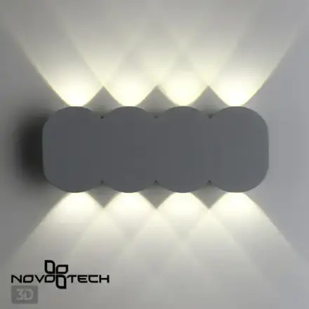 358561 STREET NT21 374 темно-серый Ландшафтный настенный светильник IP54 LED 4000K 8W 85-265V CALLE