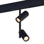 ST808.436.16 Магнитный трековый светильник Черный LED 1*16W 3000K 950Lm Ra&gt;90 36° IP20 D45xH240 48VV