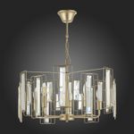 SLE103403-05 Люстра подвесная Шампань/Прозрачный E14 5*40W