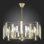 SLE103403-07 Люстра подвесная Шампань/Прозрачный E14 7*40W