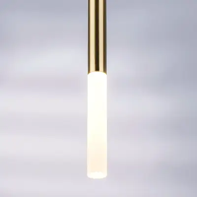 L8T747143 Люстра TUBO LED 40W 2240LM 360G ЗОЛОТО 4000K (574733+747143 (8шт)