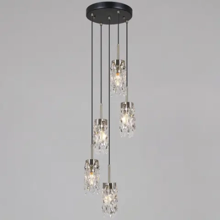 IL3588-5PSQ-26 AB DS светильник потолочный ILLUMICO, E14х5
