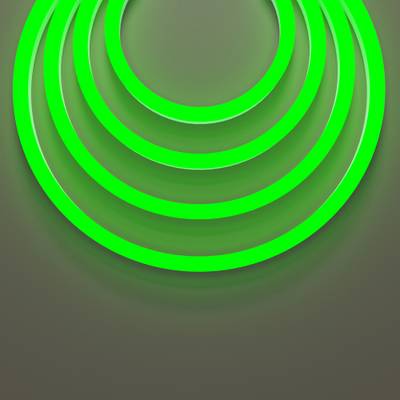 Гибкий неон 25x13 220В 8Вт/м Green IP65 50м 201234. TM Maytoni