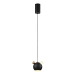 Светильник подвесной Crystal Lux AMIGO SP LED BLACK 1082/201